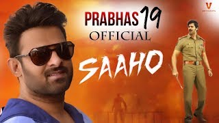 Saho Saaho Official First look Saaho Official First Look Teaser Telugu Portal