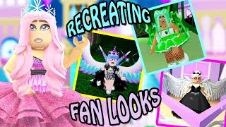 Recreating Fan Outfits In Royale High W Ashleyosity Roblox