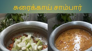 மணமணக்கும் சுரைக்காய் சாம்பார் /Bottle Gourd Sambar / Suraikai Sambar / Bottle Gourd Recipe In Tamil