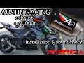 z1000r austin racing exhaust installation | motorakista | petron slex | installation | exhaust