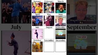Updated 2025 Meme Calendar