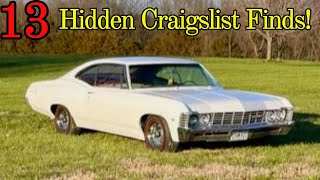 13 Hidden Craigslist Gems – Unbelievable Classic Car Deals!