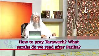How to pray Taraweeh? What Surahs to recite in it after fateha? - Sheikh Assimalhakeem