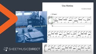 Una Mattina Sheet Music - Ludovico Einaudi - Piano Solo