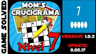 Mom's Crucigrama con Imágenes | Soluciones Nivel 7