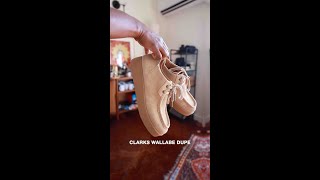 Found these Clark’s Wallabe dupes at Nordstrom Rack! #dupes #clarks