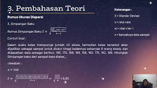 Tugas Kelompok 2 Statistika | Ukuran Dispersi dan Notasi Sigma