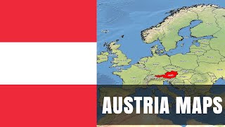 Map of Austria - Where in the world is Austria? Outline Maps, Vector Maps, and Black Maps.