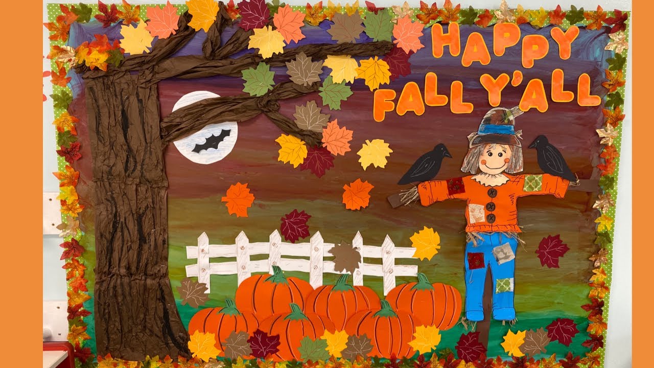 Fall Bulletin Board For Preschool Classroom Decoration You