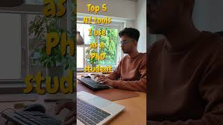 Top 5 AI tools for PhD students | 👇🏻 Read description