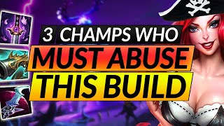 3 HIGHEST DAMAGE Champions that ABUSE this NEW BUILD - Season 11 Tips - LoL Pro Guide
