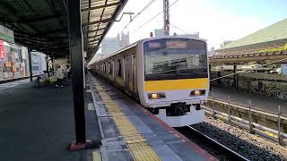 【中央・総武線】1550B E231系500番台ミツA526編成 両国駅 到着シーン