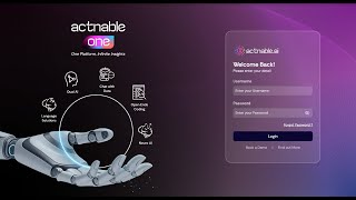 Actnable One - One Platform, Infinite Insights