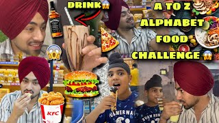 Rs 50,000 A TO Z FOOD EATING CHALLENGE WITH BROTHER AND FAMILY REACTION😱