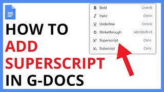 How to Add Superscript in Google Docs [SIMPLE GUIDE]