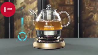 Kamjove Glass Tea Teapot Tea Set Kertel Cup Teko LIstrik Termostat A-35 #Short