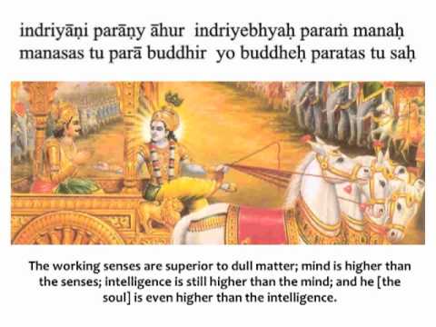 Bhagavad Gita Chapter 3 - Verse 42 - YouTube