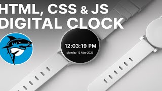 Digital clock HTML || CSS || JS #project