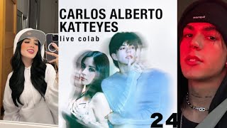 Carlos Alberto Fuentes y Katteyes live colab del 24/01/25 #tiktok #risas #live