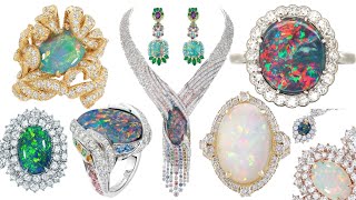 HIGH JEWELRY SUPERBE OPALS GEMS KALEIDOSCOPE JEWELS COLLECTION BIJOUX OPALES DE LA HAUTE JOAILLERIE