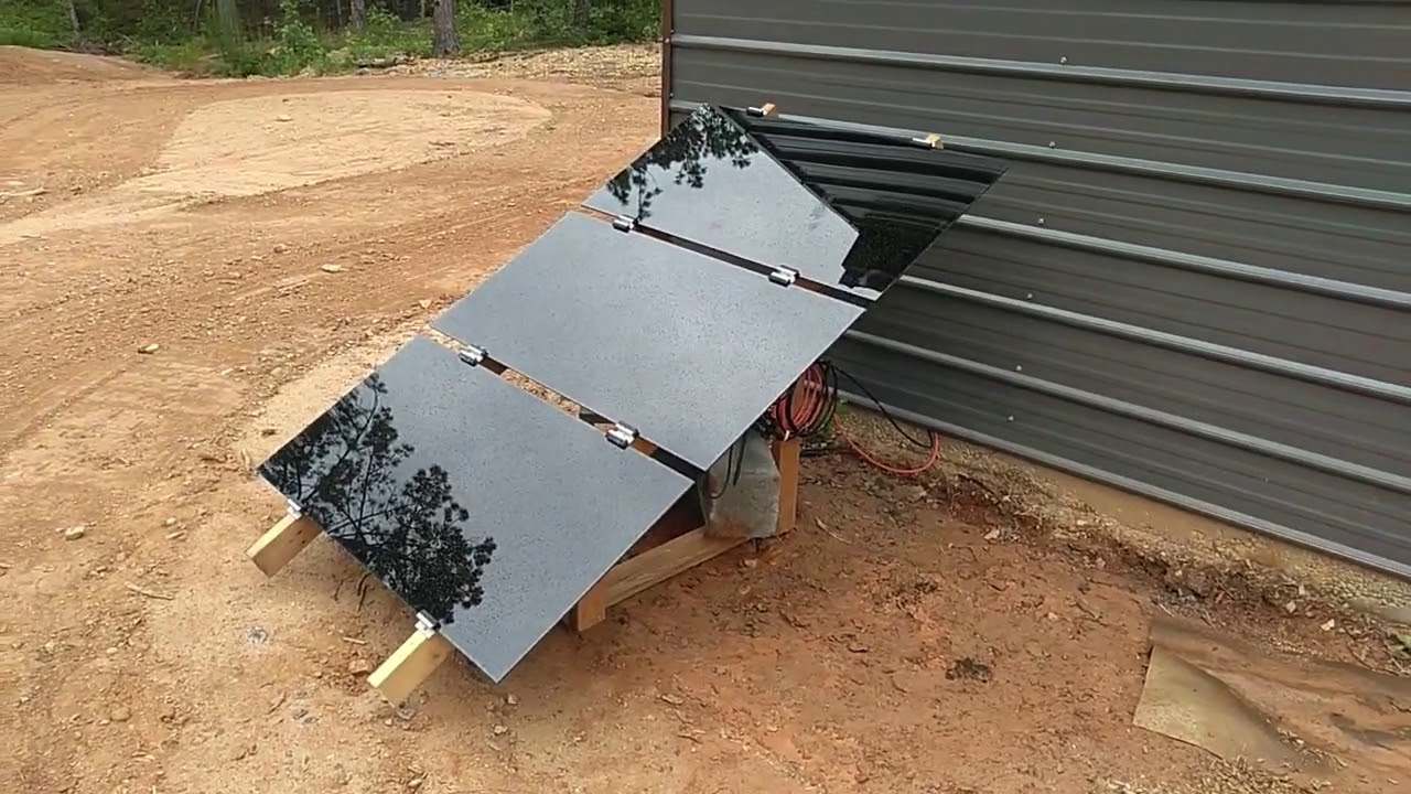 #43 We Upgraded Our Off Grid Solar System With A DIY Solar Rack - YouTube