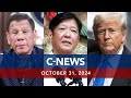 UNTV: C-NEWS | October 31, 2024