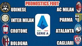 🔴 4 PRONOSTICS FOOT ** Serie A  ** Championnat Italie / Inter vs Parma / Udinese vs Ac Milan