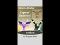 How to Evolve Eevee into ESPEON? UMBREON? Shiny Eevee Evolution in Pokemono Go, August 2021 #shorts