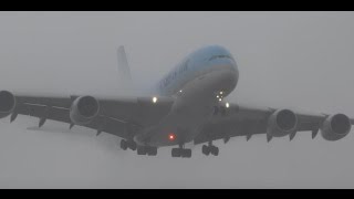 (HD) Watching Airplanes In the Rain, Plane Spotting Los Angeles International Airport KLAX/LAX