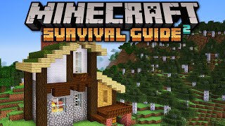 Building A Starter House! ▫ Minecraft Survival Guide (1.18 Tutorial Let's Play) [S2 Ep.5]