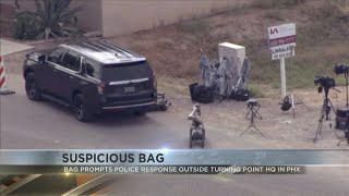 Suspicious bag prompts police response outside Turning Point USA headquarters in Phoenix