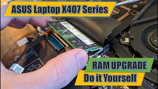 ASUS Laptop X407 Series, RAM UPGRADE | OLD Laptop But it Can improved The Performance,