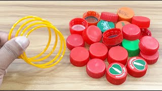 3 AMAZING HANDMADE WALL HANGING OUT OF PLASTIC BOTTEL CAPS | ROOM DECORATION HACKS | SR HACK