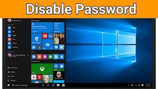 How to Remove Password from Windows 10 || How to Disable Windows 10 Login Password and Lock Screen