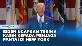 Biden Ucapkan Terima Kasih kepada Pasukan Penjaga Pantai di New York