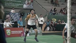 PEMBUKAAN TURNAMEN BADMINTON TERBESAR DI PALEMBANG BERSAMA GUBERNUR DAN KETUA PBSI KOTA (RATU DEWA)