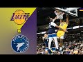 Lakers vs Timberwolves | Pre Season Lakers Highlights