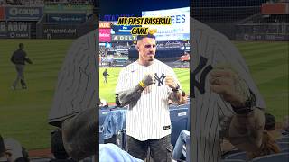 My first baseball game! 🤛⚾️ #yankees #shortsvideo #vlog #tomaspinall