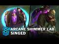 Arcane Shimmer Lab Singed Skin Spotlight - Pre-Release - PBE Preview - League of Legends