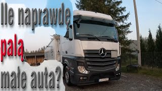 Ile pali Mercedes Actros przy 80/85/89 km/h - WIELKI TEST 40 tonowej ciężarówki.