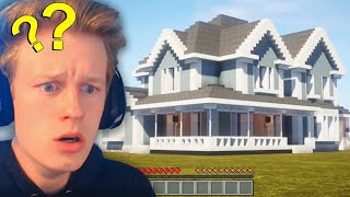 Fooling my Friend with his Real House on Minecraft...