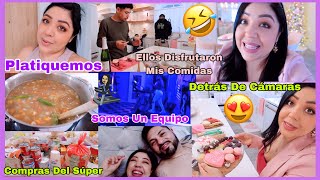 Dias Diferentes Platiquemos💞- Vean Todo Lo Que Pasa Detrás De 🎥Cocinando Para Mi Familia