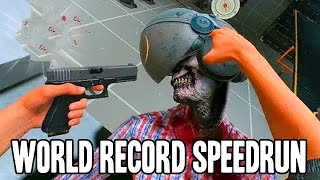 WORLD RECORD "BONEWORKS VR" SPEEDRUN IS ABSOLUTELY INSANE!!!