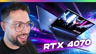 Probando Laptop GAMING con RTX 4070 ¿Que tán buenas son? Aorus 15