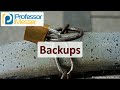Backups - CompTIA Security+ SY0-701 - 3.4