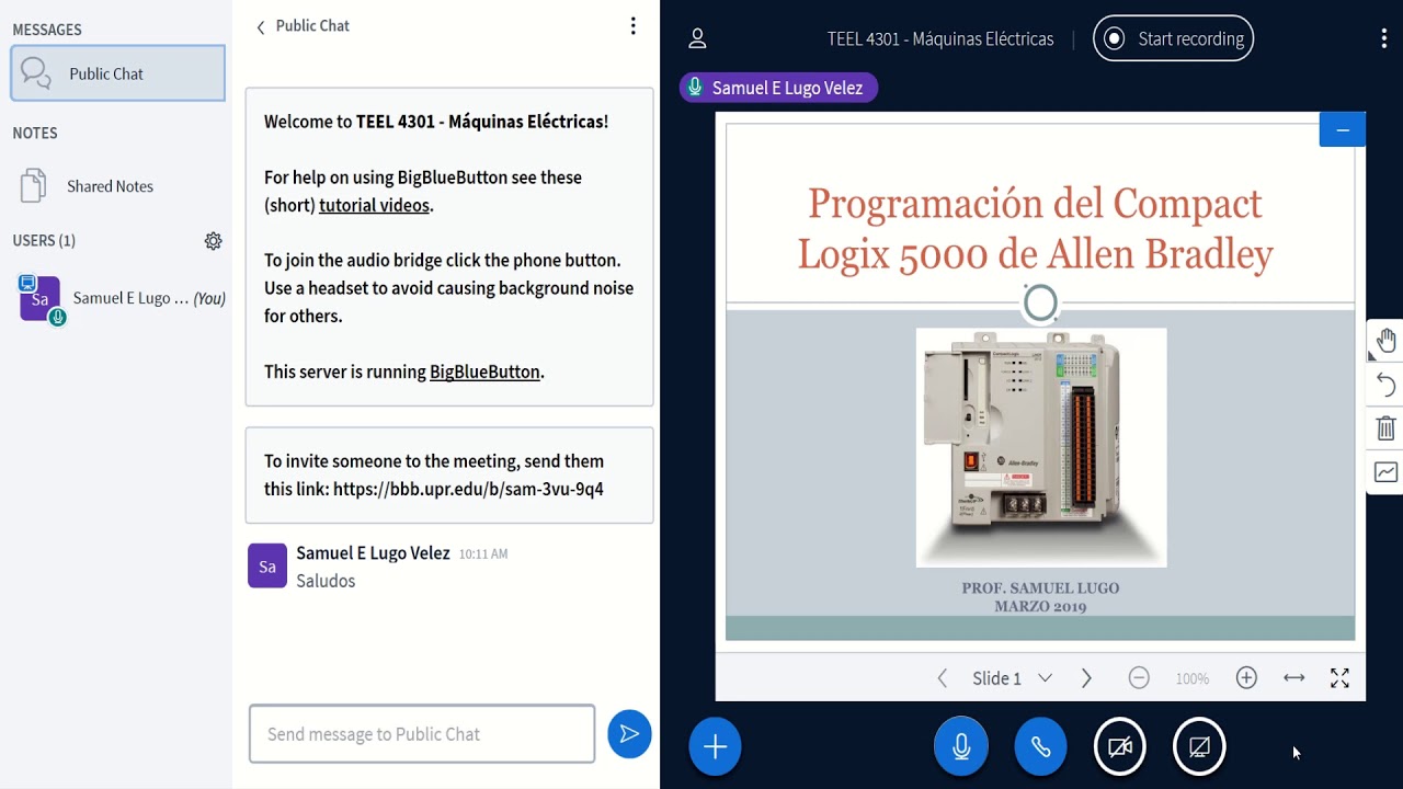 Tutorial Bigbluebutton 1 - YouTube