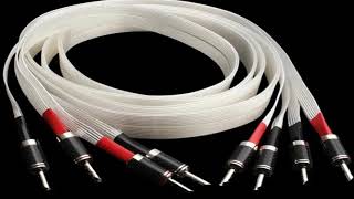 Pair hifi ribbon Flat audio speaker Cable Nordost valhalla White lighting Loudspeaker cabl