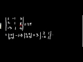 Determinant - Find k