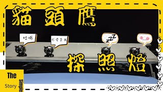 露營車室外照明，可愛又超省電的貓頭鷹造型射燈｜超能老爸 ｜#得利卡 #Delica  #camper #DIY