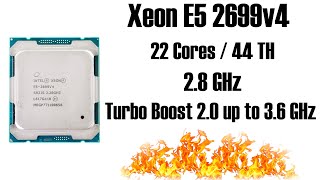 Xeon E5 2699v4 - король на LGA2011-3 🔥 22 ядра и 44 потока до 3,6GHz 🔥 Тест и сравнение с E5 2699v3